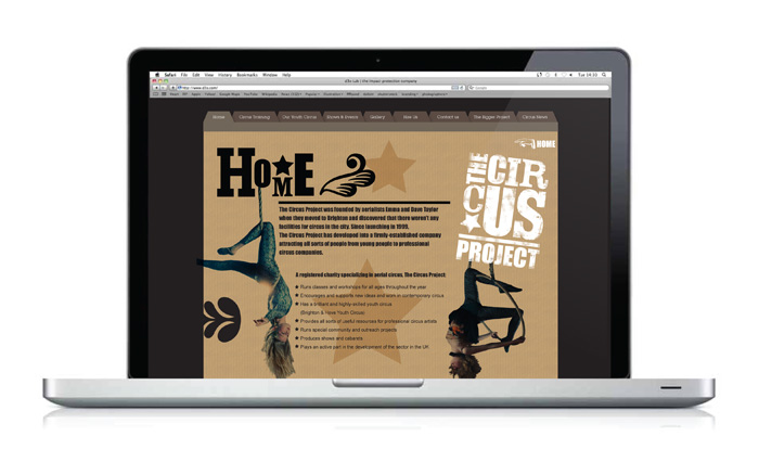 The Circus Project website